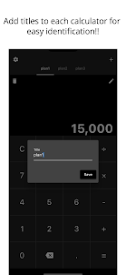 Multi-tab Calc - A simple app.