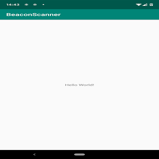 Android application BeaconScanner screenshort