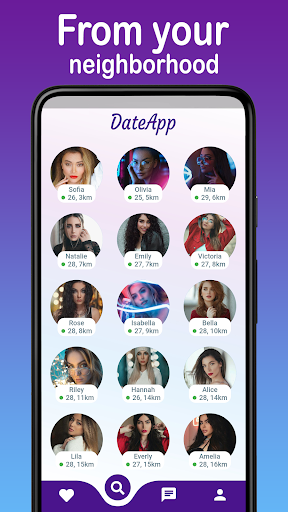 DateApp - Dating & chats Screen 2