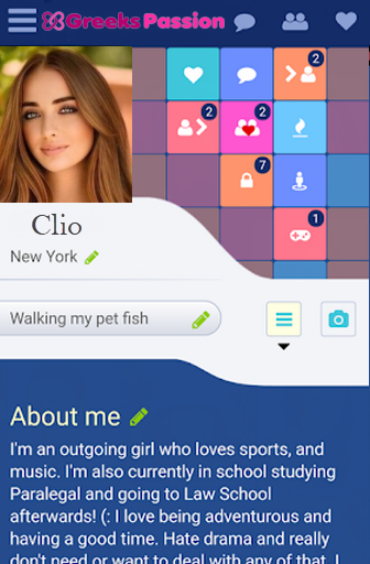 Android application Greeks Passion - Greek Dating screenshort