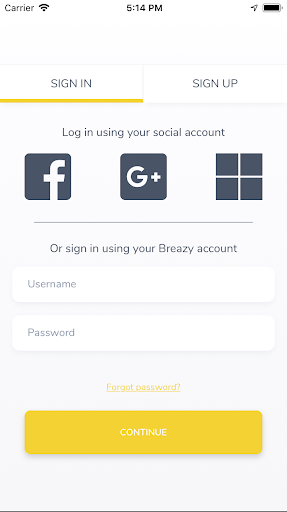 Android application Plugpoint screenshort