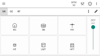 KeyPad MIDI Controller screenshot 1