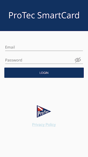 Android application ProTec Smart-Card screenshort