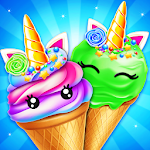 Cover Image of 下载 Unicorn Ice Cream Cone Maker: Frozen Dessert Game 0.12 APK