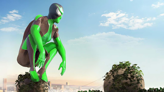 Rope Frog Ninja Hero - L'étrange gangster de Vegas screenshots apk mod 3