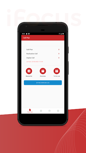 Android application iFocus Mobile Sales screenshort