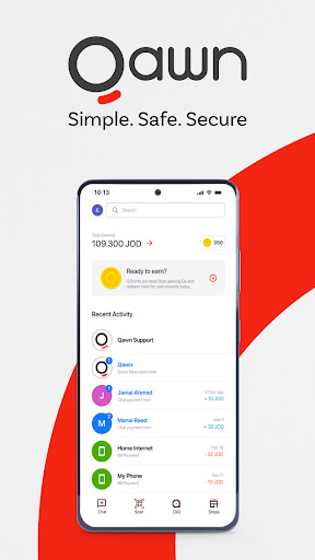 Android application Qawn: Pay, send, receive money screenshort
