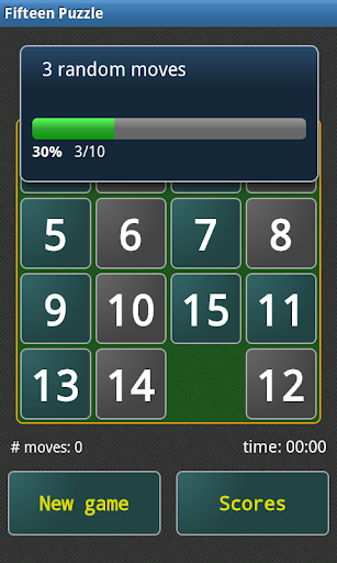 Fifteen Puzzle Screen 2