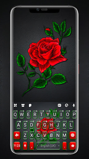 Android application Rose Red Ink Themes screenshort