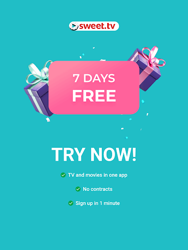 Screenshot of SWEET.TV - TV and movies