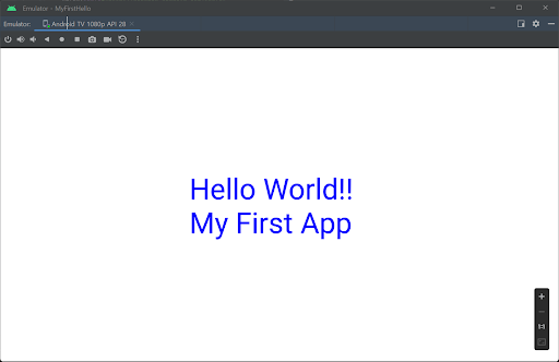 my first app Screen 3