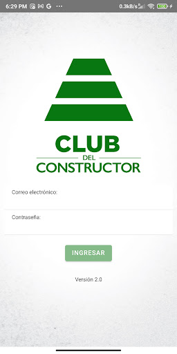 Android application Club del Constructor screenshort