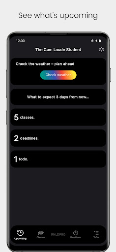Android application The Cum Laude Student screenshort