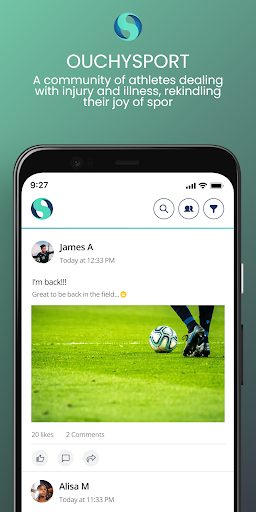 Android application OuchySport screenshort