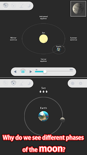 Android application Moon phases assist screenshort
