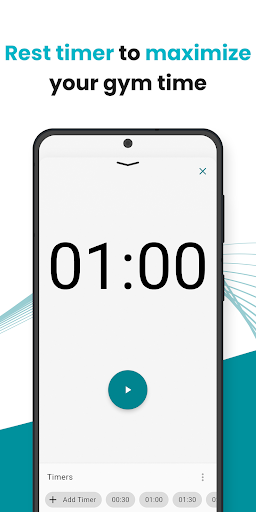 Screenshot of RepCount Gym Workout Tracker