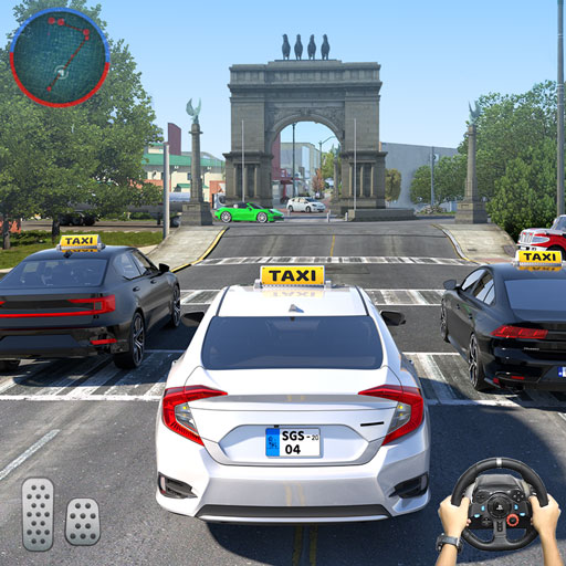 City Car Driving Taxi Games  Icon