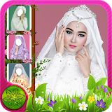 Hijab Wedding Bridal Dress icon