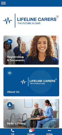 Android application Lifeline Carers Recruitment screenshort