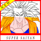 super saiyan waw coloringo icon
