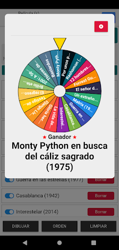 Vista previa de la aplicación