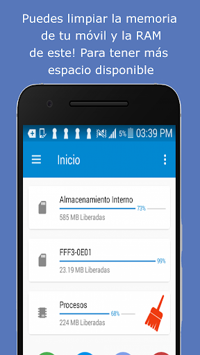 Android application File Manager screenshort
