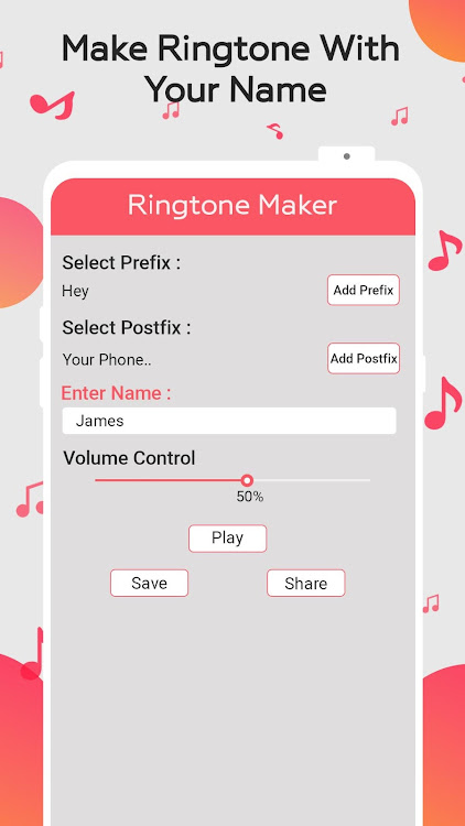 My Name Ringtone Maker - 1.3 - (Android)