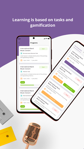 Android application Podlife Clubs screenshort