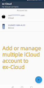 Captura 1 ex-Cloud for iCloud contacts android