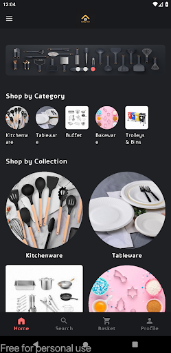 Android application Horeca Hut screenshort