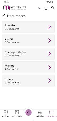 McDermott Ins Brokers Online Screen 3