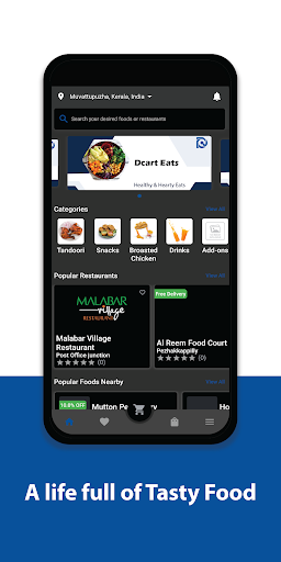 Android application Dcart Eats screenshort