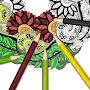 Adult Coloring Book: Mandala,Flowers,Animals Pages