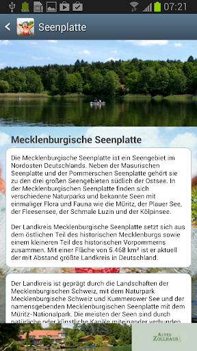 Seenplatte App Screen 3