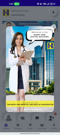 Happy Med Digital Building Screen 3