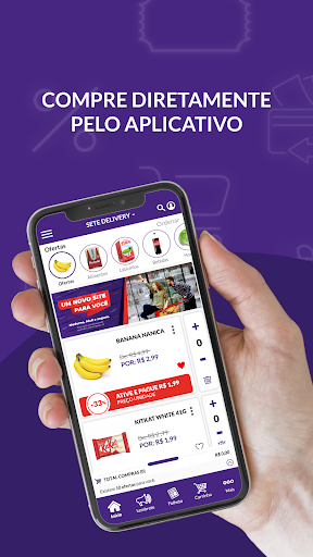 Android application Sete Delivery screenshort