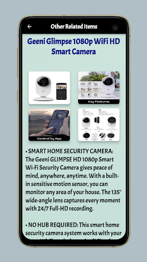 Android application merkury wifi camera guide screenshort