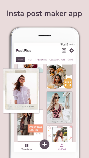 Android application Post Maker for Insta: PostPlus screenshort