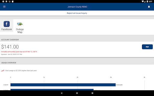 Screenshot of myJCREMC