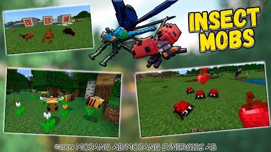 Insects Mobs Mod [Addon+Map] Unknown