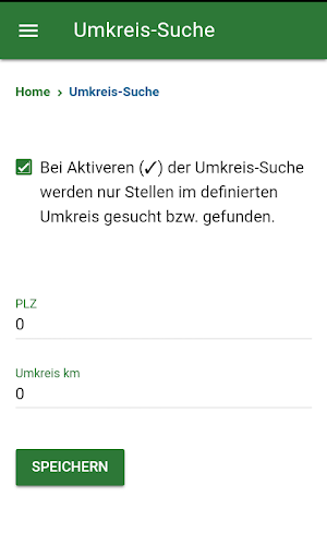 Android application Spitex Stellen Swiss screenshort