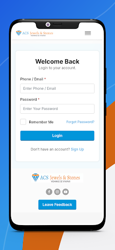 Android application ACS Jewels screenshort
