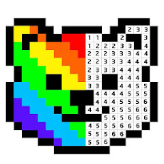 Pixelz - Color by Number Pixel Art Coloring Book