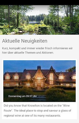 Luxury Quebec Country House Screenshot 1 - AppWisp.com