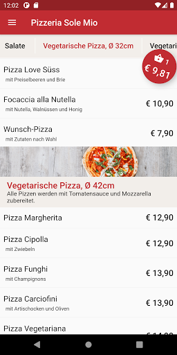 Pizzeria Solemio Screen 3
