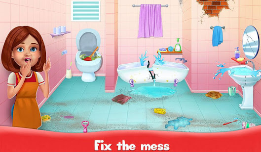 Big Home Cleanup and Wash : House Cleaning Game 3.0.8 APK screenshots 2