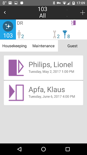 Screenshot of Hotel Mobile