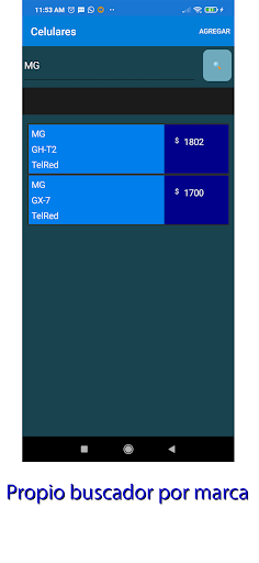 Celular CRUD Screen 2