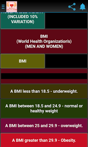 Weight Calculator