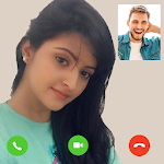 Cover Image of Download Girls Fake Video Call Prank  APK